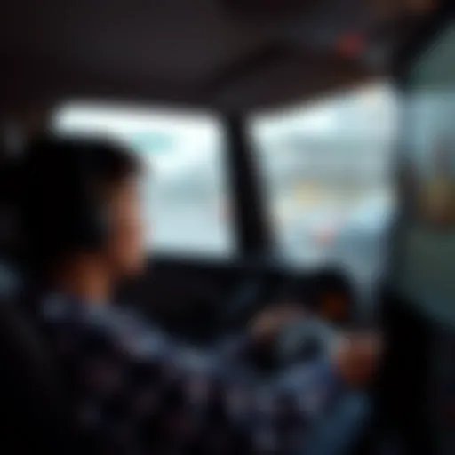 A student engaged in an interactive online learning session