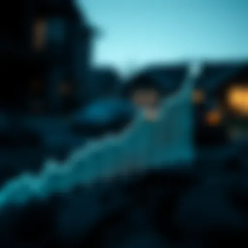 Trend Analysis of Home Price Declines Graph illustrating the trend of declining home prices over time