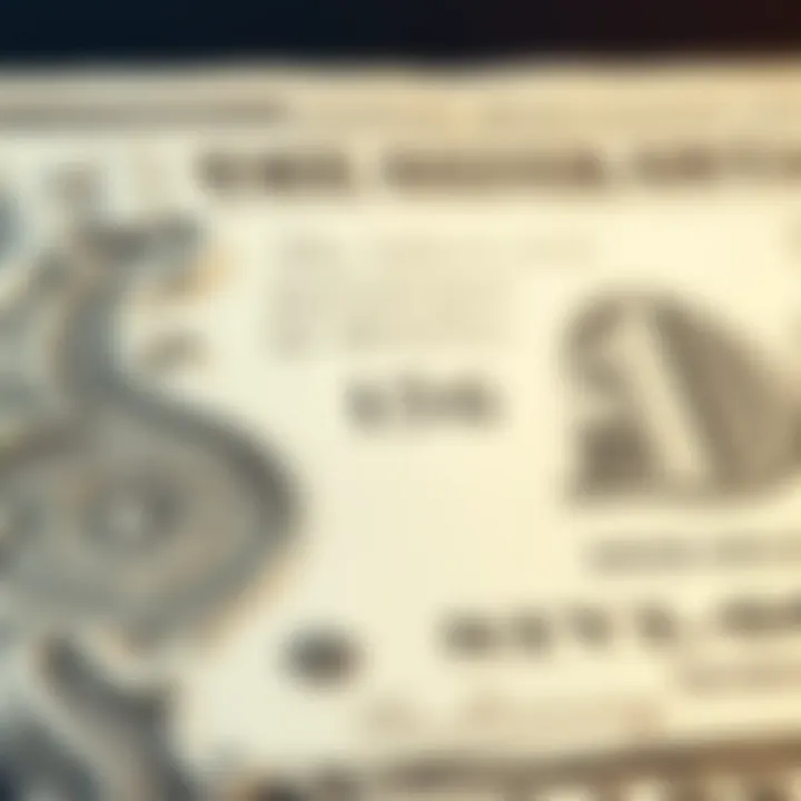 Detailed view showcasing the intricate design features of the certificate