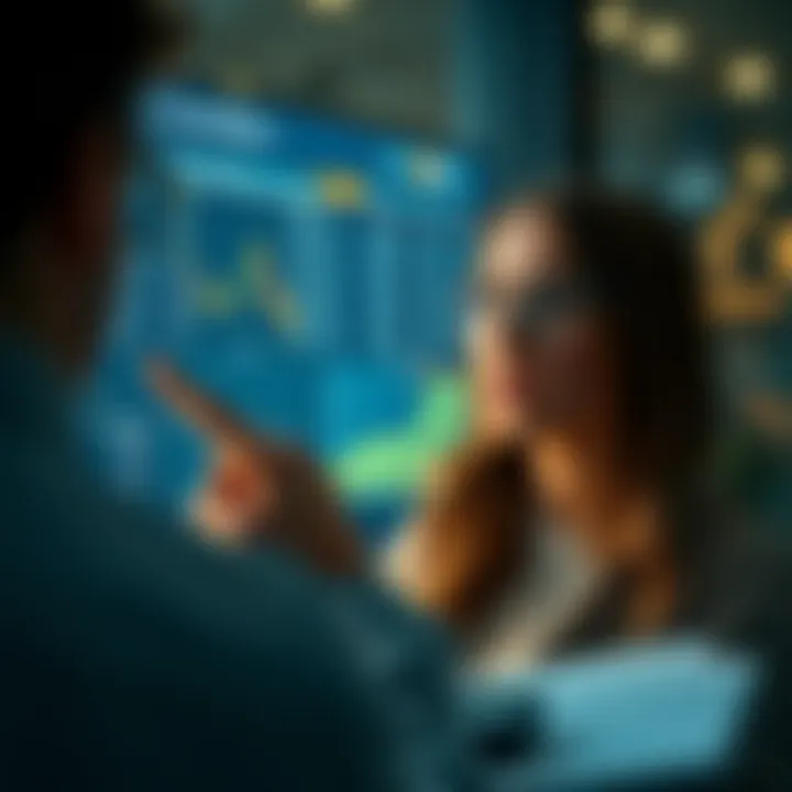 Understanding Financial Data for Exemptions Person analyzing financial data related to exemptions