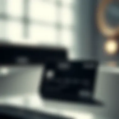 Audi Visa Signature Credit Card showcasing premium design