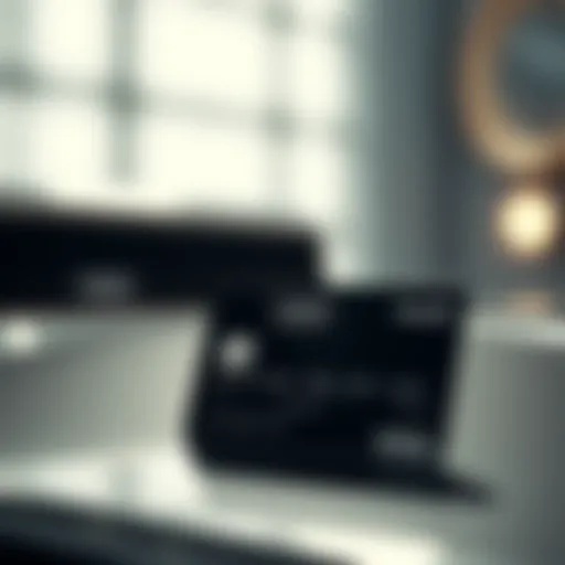 Audi Visa Signature Credit Card showcasing premium design