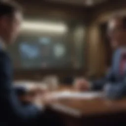 Strategic sales meeting at Bank of America