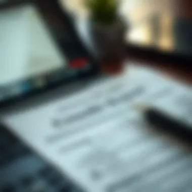 Understanding Credit Impact on Financing A close-up of a credit report and a pen