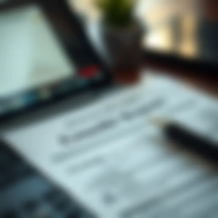 Understanding Credit Impact on Financing A close-up of a credit report and a pen