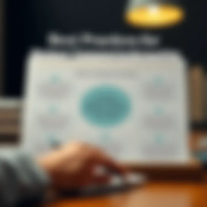 Best Practices for Workers' Compensation Accounting A diagram outlining best practices for managing workers' compensation insurance accounting.