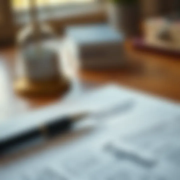 Navigating Legal Aspects in Property Transactions Legal documents with a pen