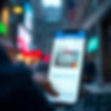 Visual representation of the CitiCard app interface