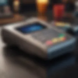 Advanced credit card machine showcasing modern design and functionality