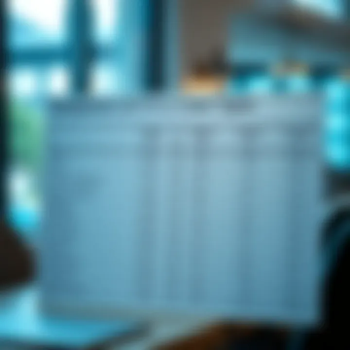 Comparison Chart of Loan Types