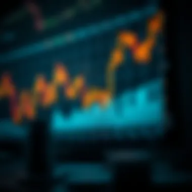 Visual representation of currency trends over time