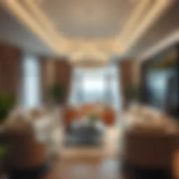 Luxurious Living Room with Elegant Décor