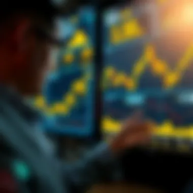 Investing in Gold: Analyzing the Market Investor analyzing gold market on a digital screen