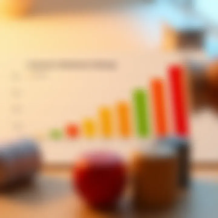 Graph comparing customer satisfaction ratings among insurers