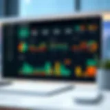 An illustration of a digital investment dashboard showcasing diverse assets.