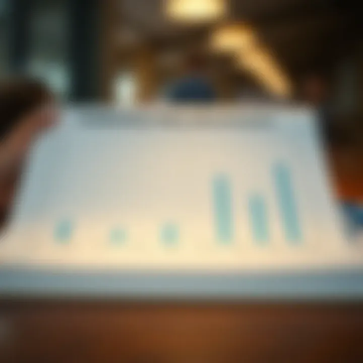 Graph showcasing industry salary benchmarks