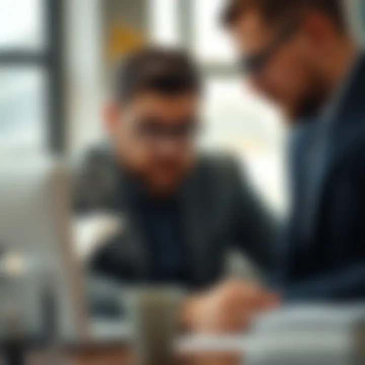 Consulting Legal Expertise An inventor consulting with a legal expert
