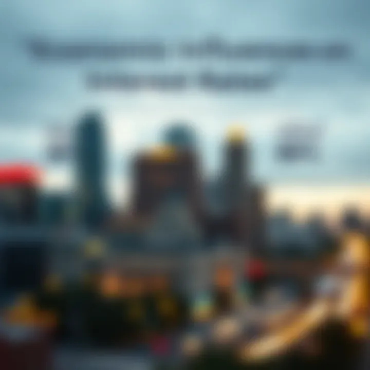 Economic Influences on Atlanta's Interest Rates Infographic highlighting economic factors affecting interest rates in Atlanta