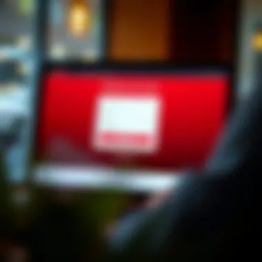 Online Business Account Application Screen displaying online application form for business account