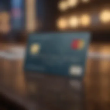 Credit card showcasing international features