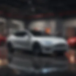 Tesla's electric vehicle lineup showcasing innovation