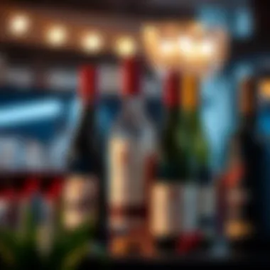 Elegant wine bottles displayed for investment consideration