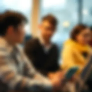 Customer Feedback on Social Media Engaging social media interaction showcasing customer feedback