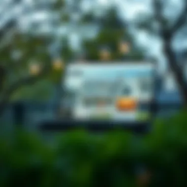 Digital Real Estate Resources Online real estate platforms showcasing listings for budget-friendly properties