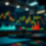 A visual representation of capital markets with charts and graphs