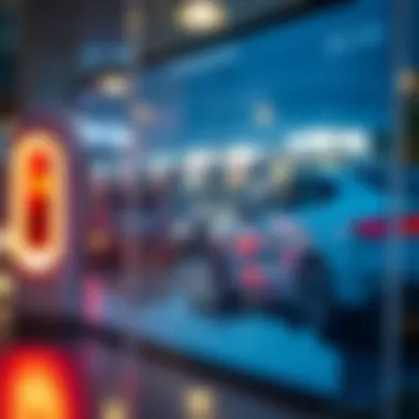 Chart showing investment strategies for electric charging stocks