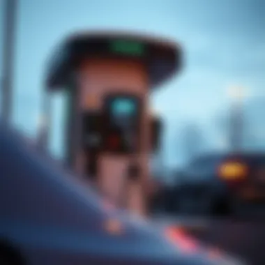 Infographic on major players in the charging station market