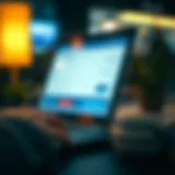 A digital representation of a checking account payment interface