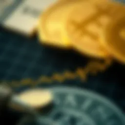 Historical chart showing the relationship between gold prices and the Swiss Franc over the decades