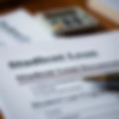 Understanding Student Loan Documents A close-up of student loan documents