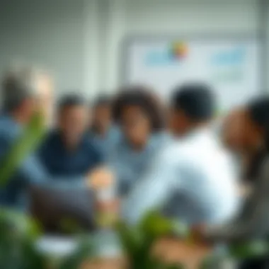 Diversity in Teamwork A diverse group engaged in a brainstorming session