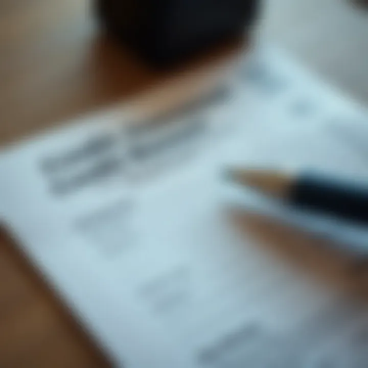 Close-up of a credit report highlighting a strong score