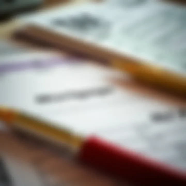 Understanding Mortgage Applications Abstract image of a mortgage application form with tax documents in the background.