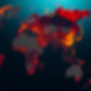 World map highlighting natural gas reserves