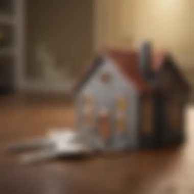 Achieving Homeownership Success A depiction of a house with a key, symbolizing homeownership success linked to good credit