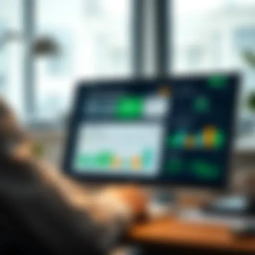 Tax software interface displaying a user-friendly dashboard