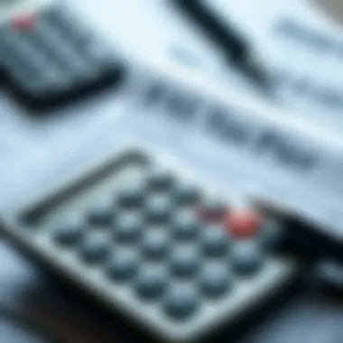 Calculator with Tax Documents Calculator with tax documents