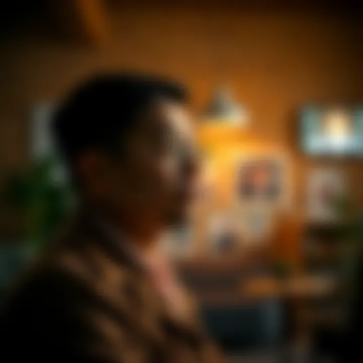 Exploring Alternative Financing Options A person contemplating various financing options