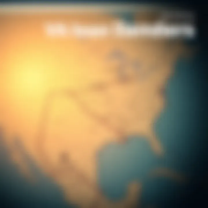 Identifying VA Loan Lenders A map highlighting different VA loan lenders