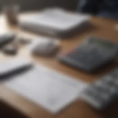 Essential Tax Tools for Small Businesses Desk with tax forms and calculator