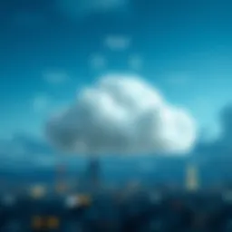 Visual representation of cloud service models