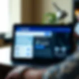 Illustration of PayPal interface highlighting balance transfer features