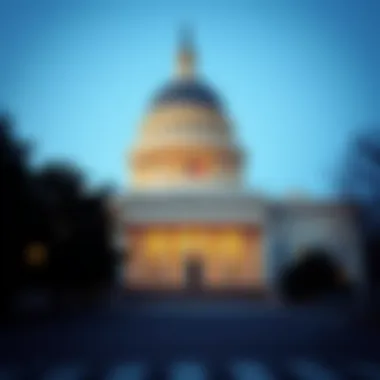 Government building representing public sector