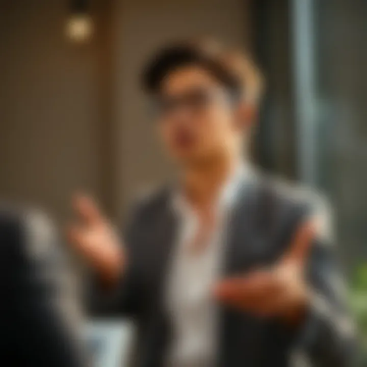 Presenting Your Value Confident professional presenting a case