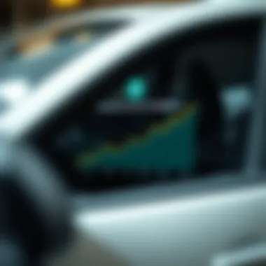 Graph depicting potential insurance savings through the RightTrack app