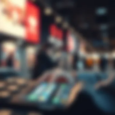 Illustration depicting technology's role in mobile banking